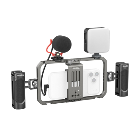 SmallRig 3384D - zestaw do filmowania smartfonem All-in-One - przykład użycia